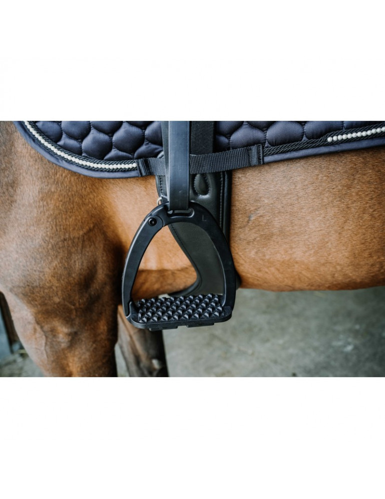 Etriers de sécurité noir/argent matt - Nature Horse Langon