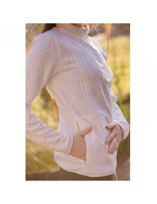 Sweat VIOLETTE ecru S