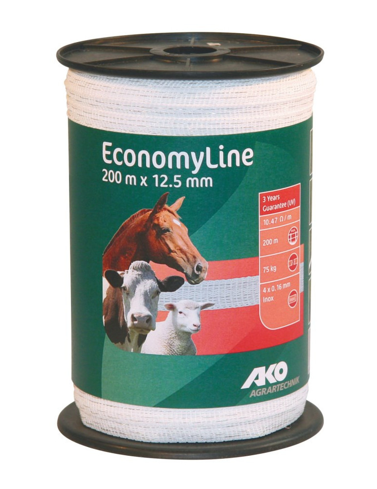 Ruban Economyline blanc 200, 40mm