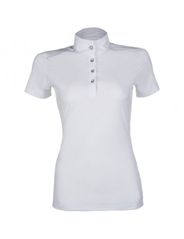 Polo de concours -Premium- 1200 blanc taille XS