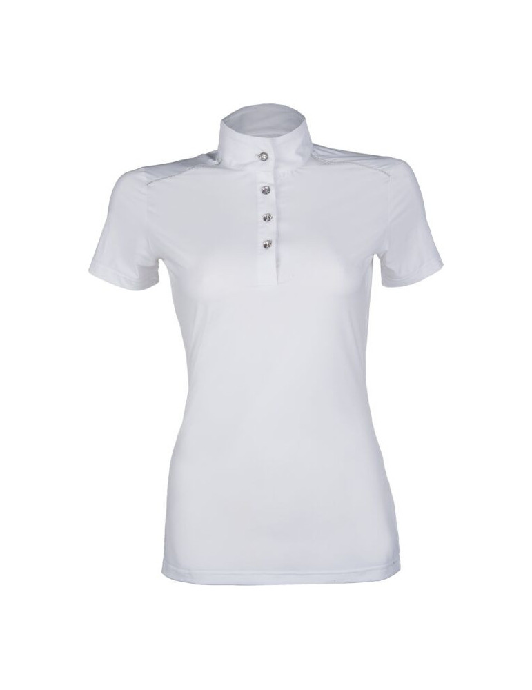 Polo de concours -Premium- 1200 blanc taille XS