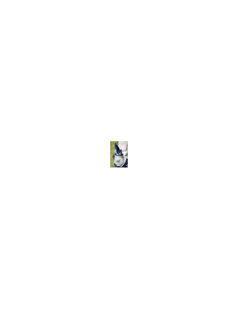Masque anti-mouche SHIELD FLYMASK silver/navy PONEY