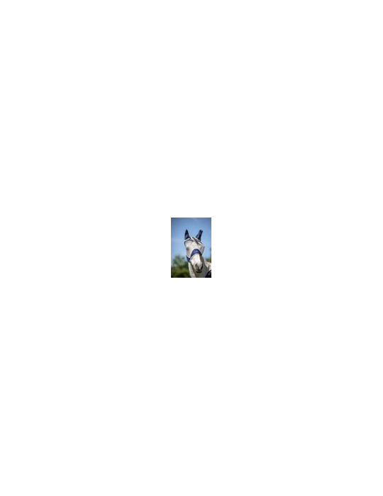 Masque anti-mouche SHIELD FLYMASK silver/navy PONEY