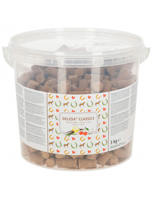 Friandises Delizia Vanille Cerise 3kg - Cheval