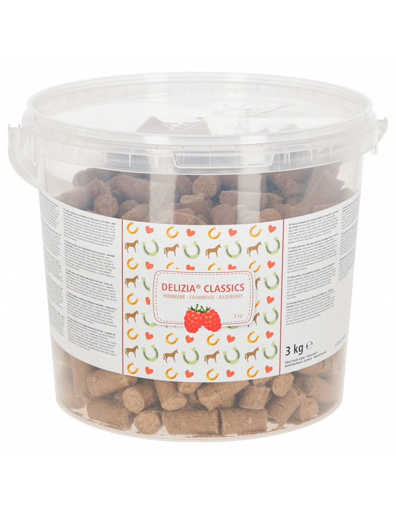 Friandises Delizia Framboise 3kg - Cheval