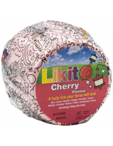 Likit Pierre Cerise 650g - Pierre à lécher cheval