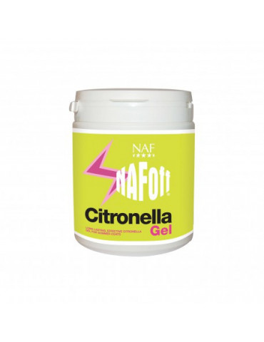 Gel Anti-Insecte Citronella 750ml NAF - Répulsif Cheval - Nature Horse