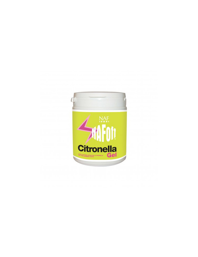 Gel Anti-Insecte Citronella 750ml NAF - Répulsif Cheval - Nature Horse