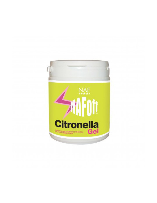 Gel Anti-Insecte Citronella 750ml NAF - Répulsif Cheval - Nature Horse