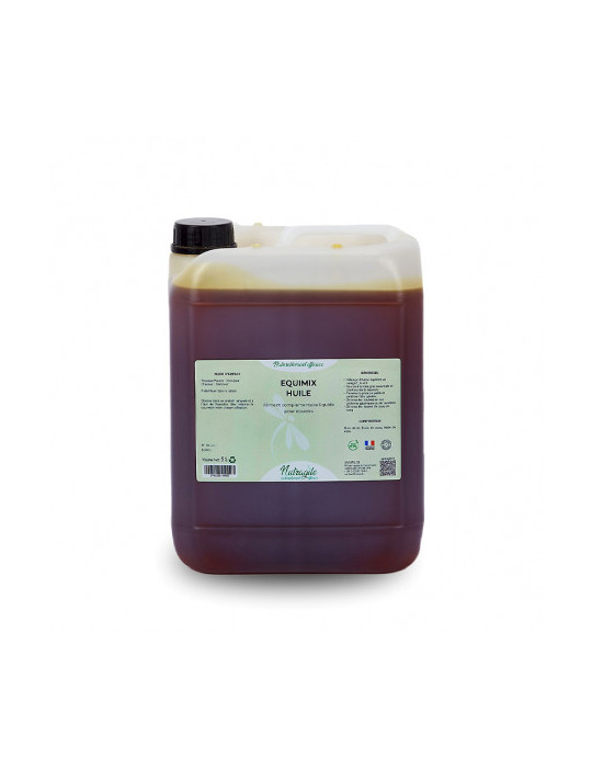 Equimix Huiles 1L - Complément Huiles Cheval - Nature Horse