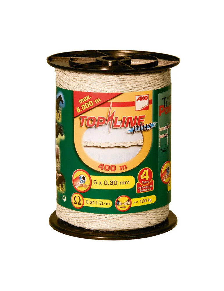 Fil Topline Plus 400m Blanc