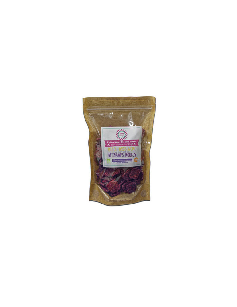 Crackers Bio betterave lactofermentée – Healthy et riches en fibres