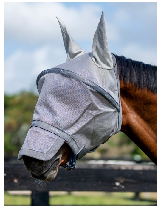 Masque Rambo COB silver/navy