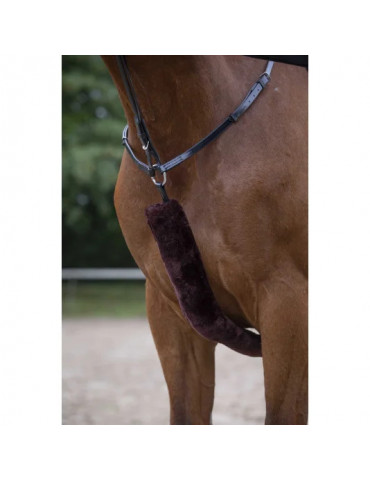Fourreaux de collier & renes de chasse en Mouton noir