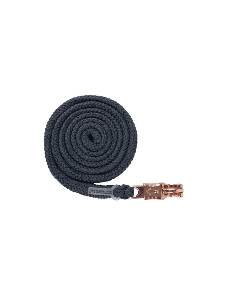 longe de licol plus mousquetton anti panique dark bleu
