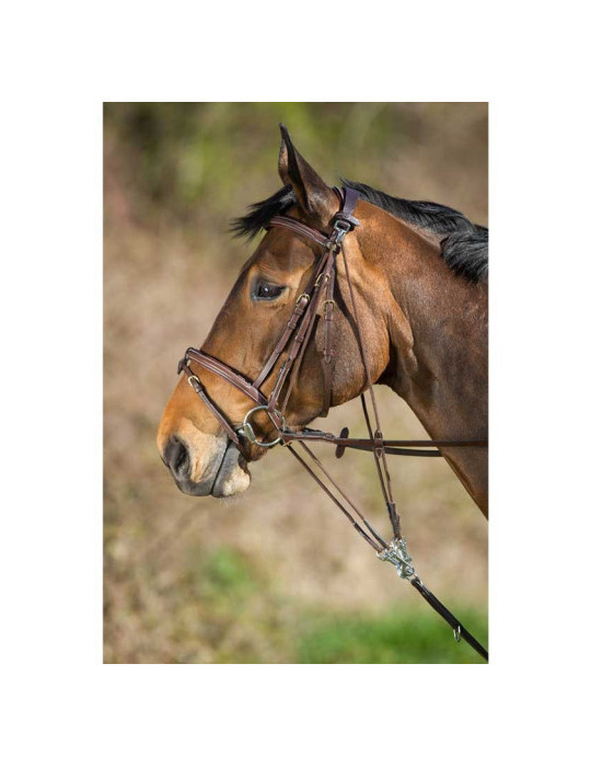 GOGUE CUIR NOIR PONEY