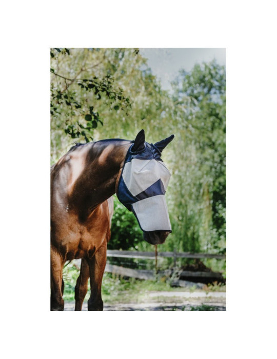 Masque mouche Lycra + nez Equitheme L