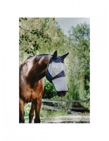 Masque mouche Lycra + nez Equitheme M