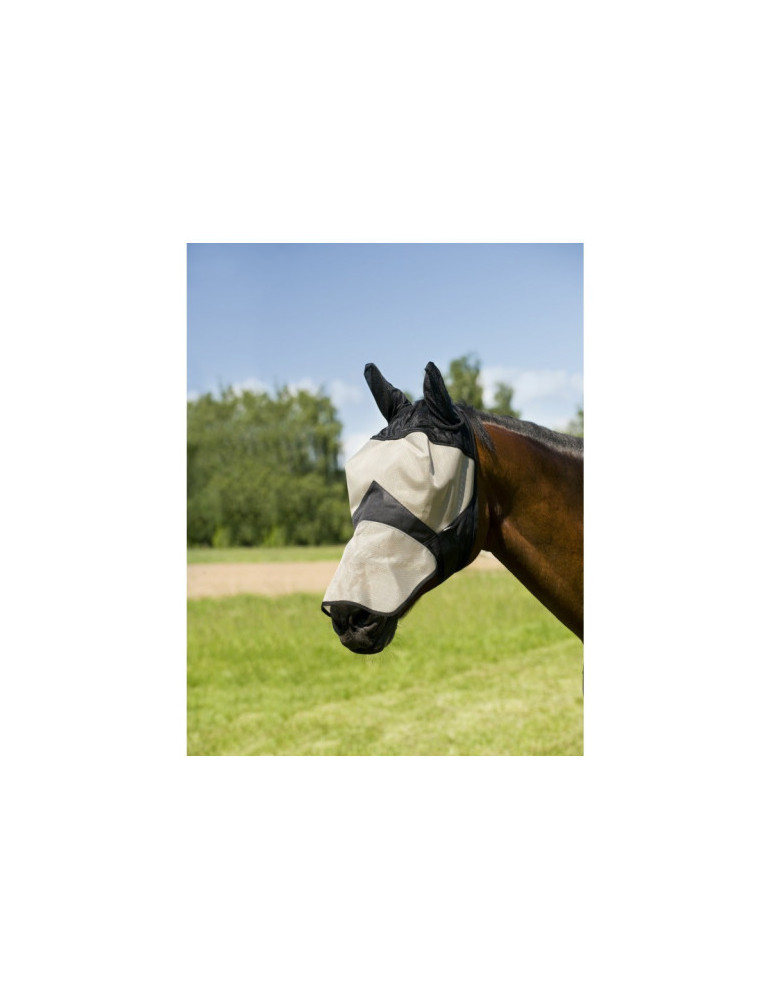 Masque mouche Lycra + nez Equitheme M