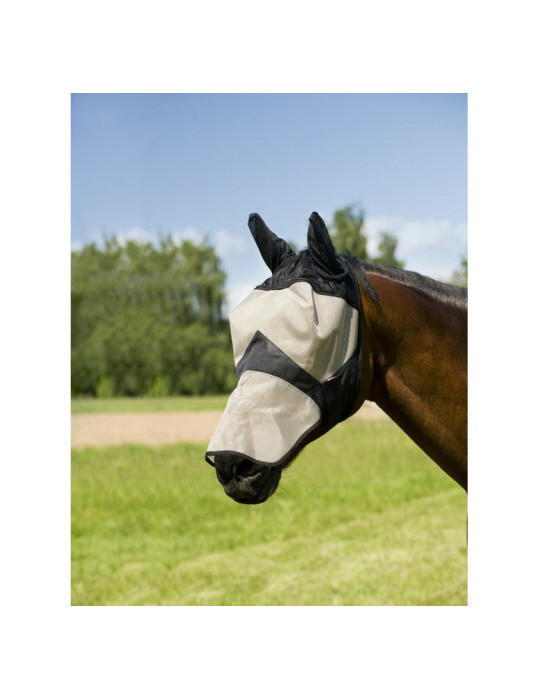 Masque mouche Lycra + nez Equitheme M