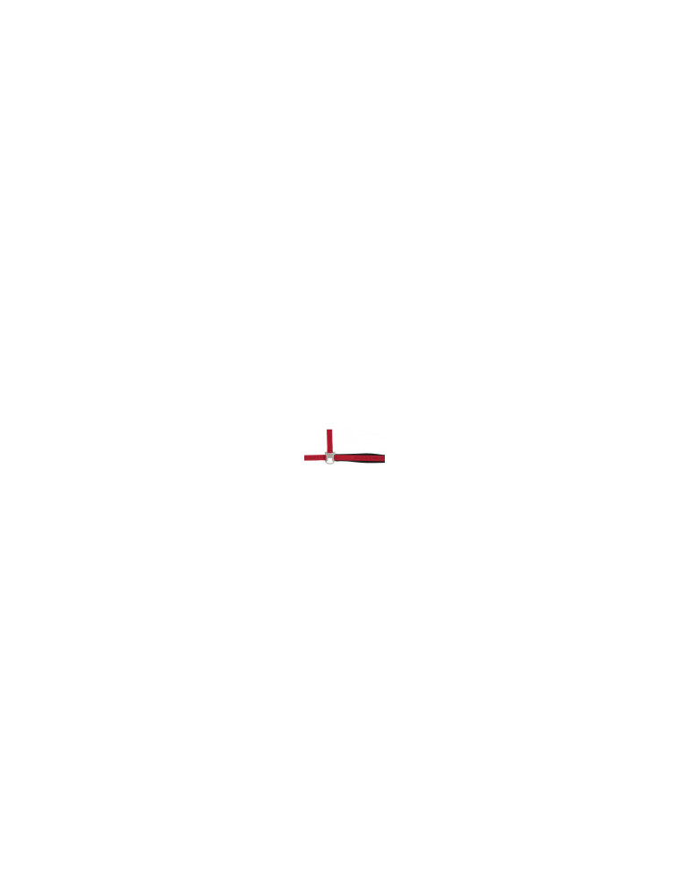 Licol JACQUARDS rouge PONEY
