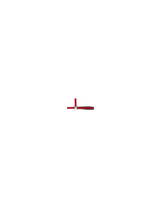 Licol JACQUARDS rouge PONEY