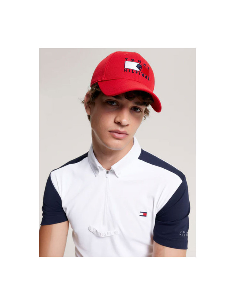 Montreal Water Repellent Flag Logo Cap FIERCE RED - 58cm - Nature Hors