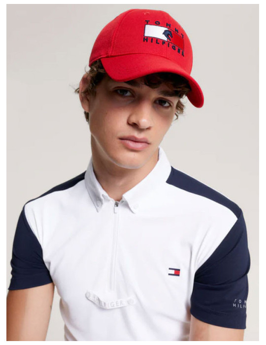 Montreal Water Repellent Flag Logo Cap FIERCE RED - 58cm - Nature Hors