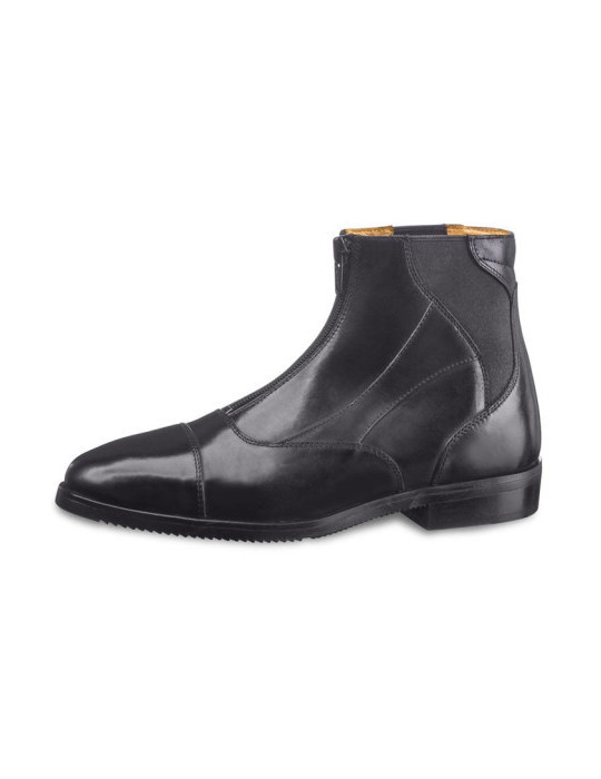 BOOTS Front TAURUS ZIP , NOIR 39 - Nature Horse Langon