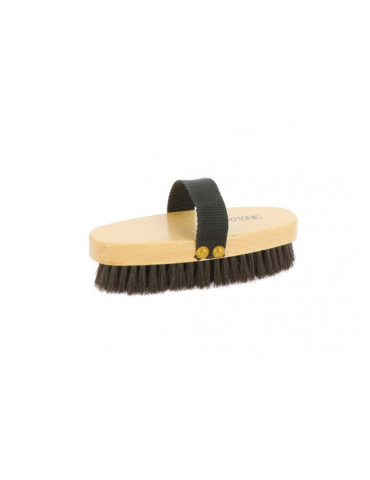Brosse douce limande marron Hippotonic - Nature Horse Langon