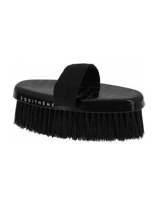Brosse douce TEENAGE EQUITHEME noir - Nature Horse Langon