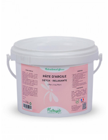 Pate d'argile 2.5kg Détox relaxante - Nature Horse Langon