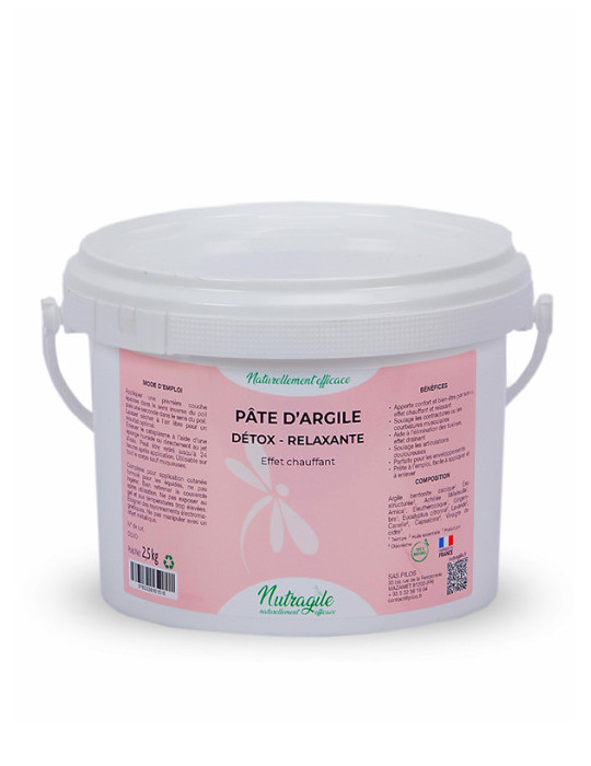 Pate d'argile 2.5kg Détox relaxante - Nature Horse Langon