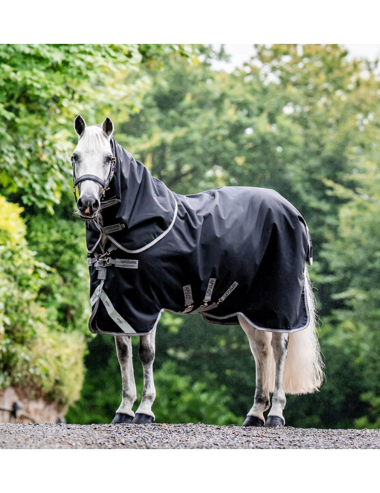 Amigo 1200D Plus Turnout 0G Noir 155cm - Nature Horse Langon