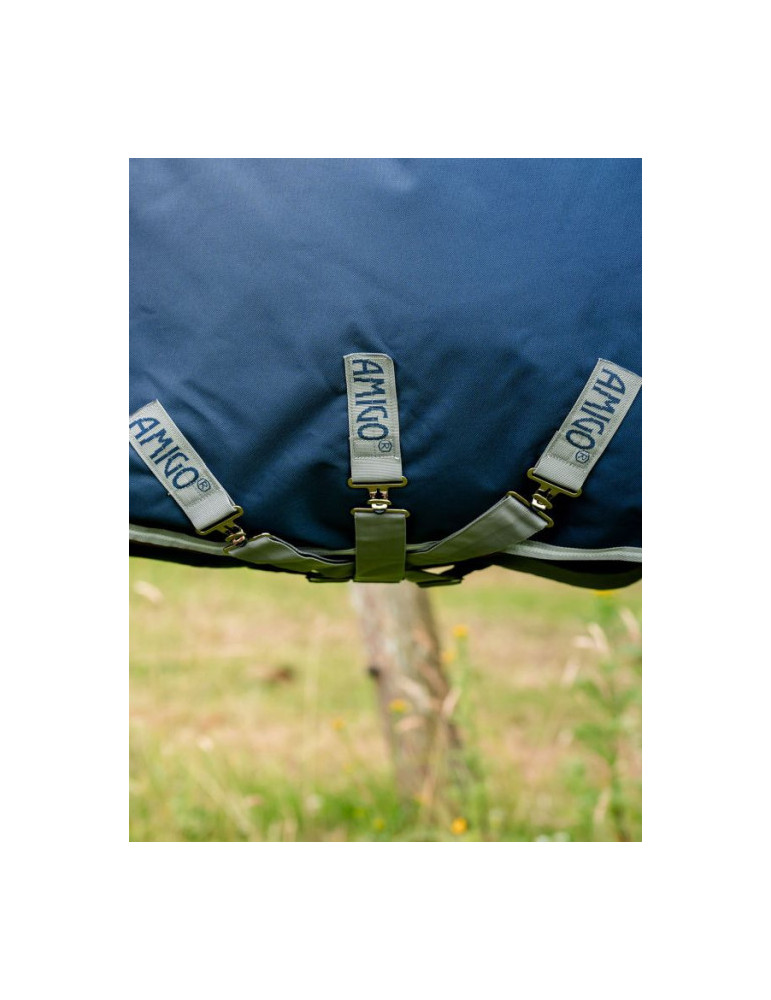 Amigo 1200D Plus Turnout 100G Navy 130cm - Nature Horse Langon