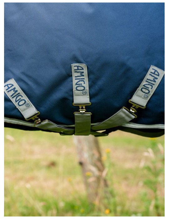 Amigo 1200D Plus Turnout 100G Navy 130cm - Nature Horse Langon