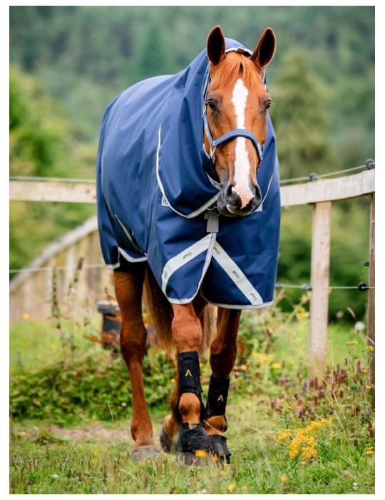 Amigo 1200D Plus Turnout 100G Navy 130cm - Nature Horse Langon