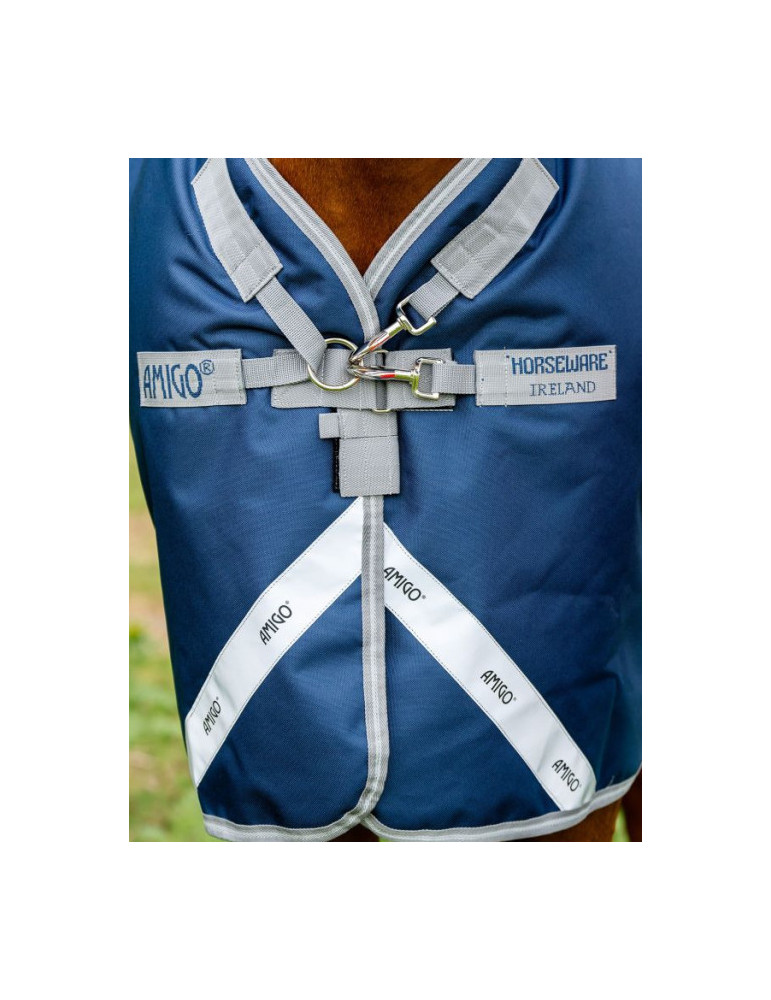Amigo 1200D Plus Turnout 100G Navy 145cm - Nature Horse Langon