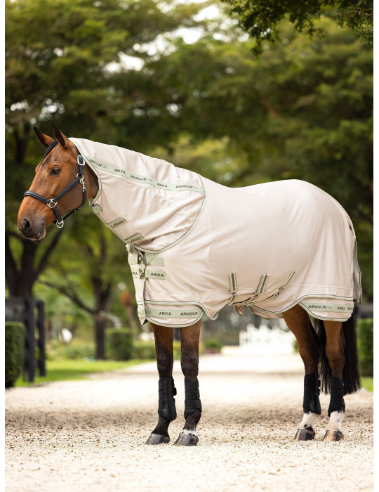 Couverture Tek Fly Rug Stone 6.9 - Nature Horse Langon