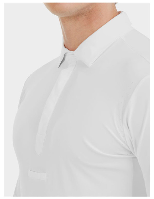 Aero light Shirt LS Men White L - Nature Horse Langon