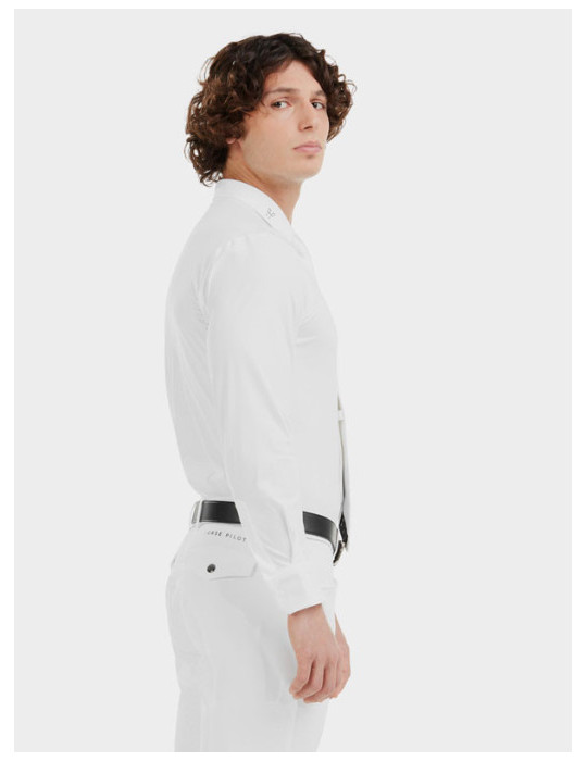 Aero light Shirt LS Men White L - Nature Horse Langon