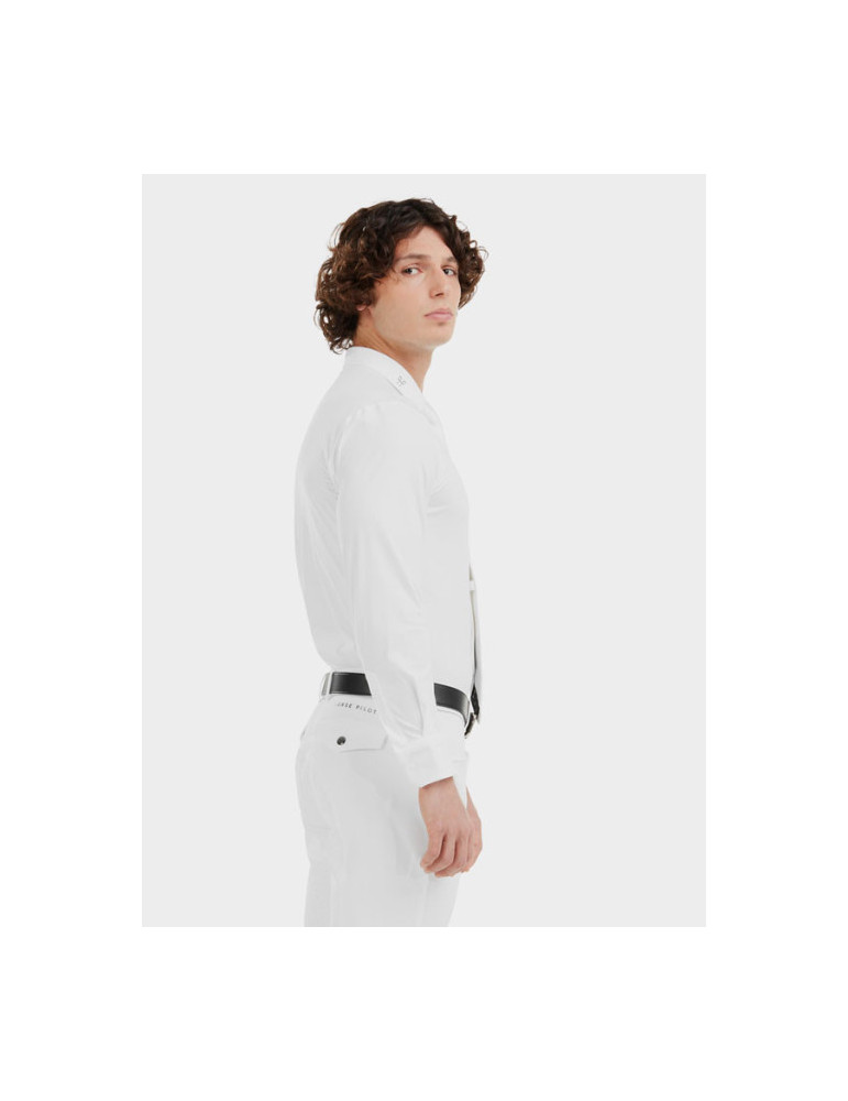 Aero light Shirt LS Men White M - Nature Horse Langon