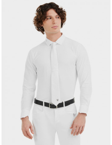 Aero light Shirt LS Men White M - Nature Horse Langon