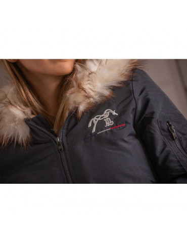Blouson LYON GLITTER marine XS - Nature Horse Langon 2
