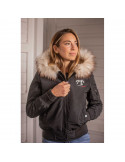 Blouson LYON GLITTER noir M - Nature Horse Langon