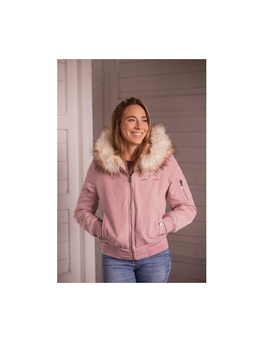 Blouson LYON rose poudre XS - Nature Horse Langon