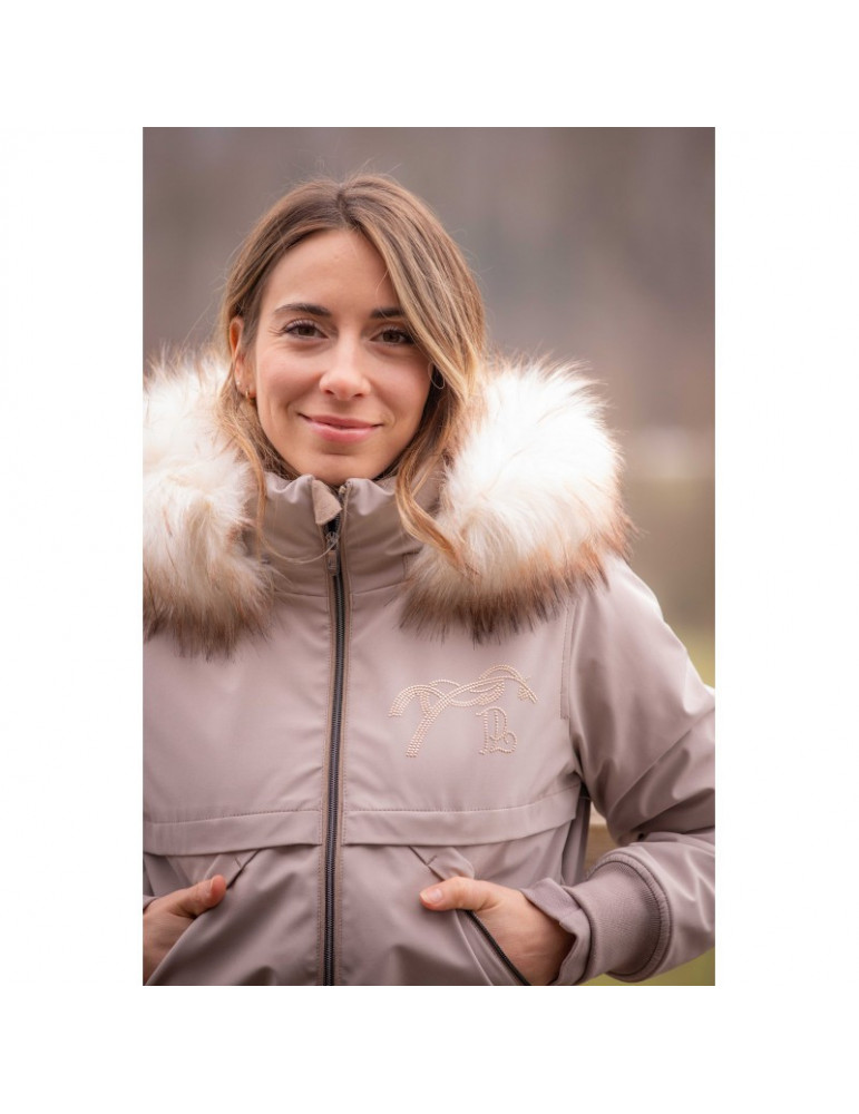 Blouson Steppy Taupe M - Nature Horse Langon