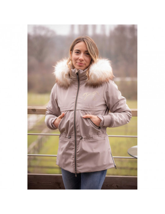 Blouson Steppy Taupe M - Nature Horse Langon