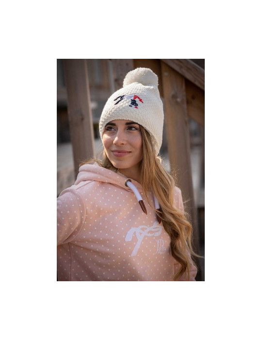 Bonnet TIMY blanc - Nature Horse Langon