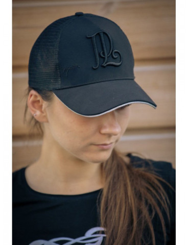 casquette pénélope mesh noir - Nature Horse Langon